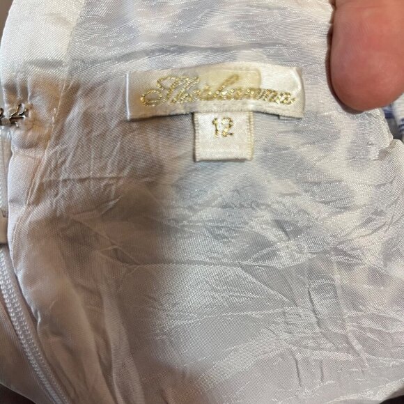 Shoshanna‎ Women's Blue & White Brandt Dress RTR Size 12 - Picture 8 of 11